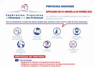 Protocole FFPJP 24 janvier 2022