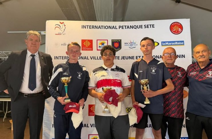 Résultats championnat départemental Triplettes Jeunes