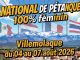 Liens vers les résultats des Nationaux Féminins de Villemolaque